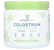 Wondercow, Colostrum Powder, Matcha, 4.9 oz (140 g)