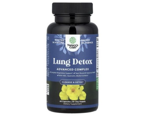 Nature's Craft, Lung Detox, 60 Capsules