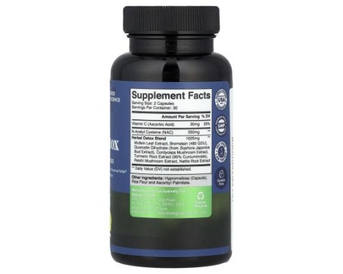 Nature's Craft, Lung Detox, 60 Capsules
