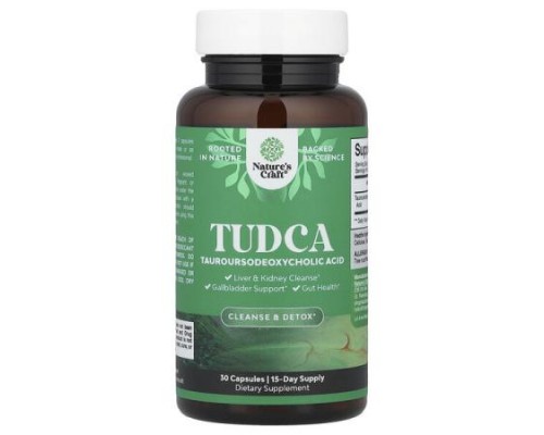 Nature's Craft, TUDCA, 30 Capsules (250 mg per Capsule)