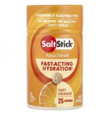 SaltStick, FastChews®, Chewable Electrolytes, Tart Orange, 50 Chewable Tablets