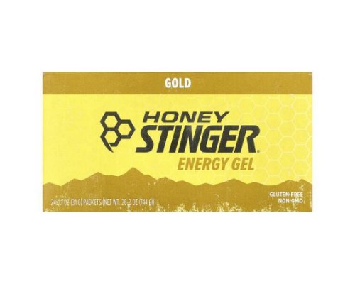 Honey Stinger, Energy Gel, Gold, 24 Packets, 1.1 oz (31 g) Each