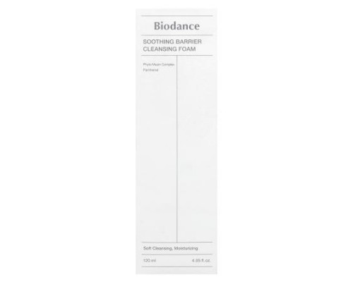 Biodance, Soothing Barrier Cleansing Foam, 4.05 fl oz (120 ml) Biodance, Soothing Barrier Cleansing Foam, 4.05 fl oz (120 ml)