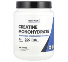 Nutricost, Performance, Creatine Monohydrate, Unflavored , 2.2 lb (1 kg)
