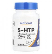 Nutricost, 5-HTP, 100 mg, 30 Capsules