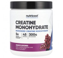 Nutricost, Performance, Creatine Monohydrate, Grape, 10.7 oz (300 g)