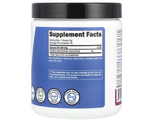 Nutricost, Performance, Creatine Monohydrate, Grape, 10.7 oz (300 g)