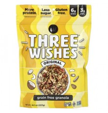 Three Wishes, Grain Free Granola, Original, 8 oz (227 g)