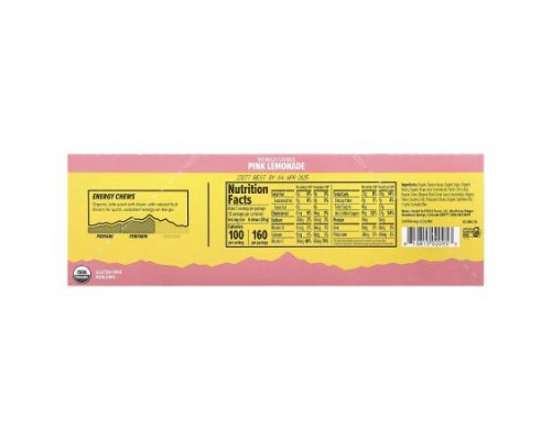 Honey Stinger, Energy Chews, Pink Lemonade, 12 Packets, 1.8 oz (50 g) Each