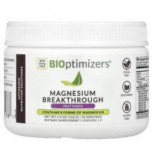 BIOptimizers, Magnesium Breakthrough, Fruit Punch, 4.4 oz (126 g)