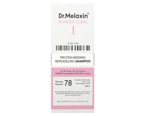 Dr.Melaxin, Bondex Clinic I, Protein Binding Remodeling Shampoo, All Hair Types, 13.52 fl oz (400 ml)