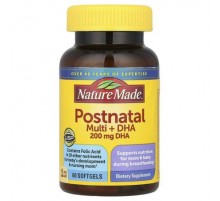 Nature Made, Postnatal Multi + DHA, 60 Softgels