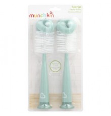 Munchkin, Sponge™, Bottle Brushes, Sage, 2 Count