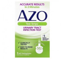 AZO, Test Strips®, Urinary Tract Infection Test, 3 Self-Testing Strips