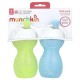 Munchkin, Click Lock™, Bite Proof Sippy Cup, 9 Months+, Light Green & Light Blue, 2 Count, 9 oz (266 ml) Each