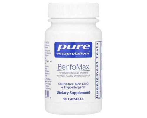 Pure Encapsulations, BenfoMax, 200 mg, 90 Capsules