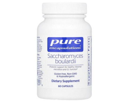 Pure Encapsulations, Saccharomyces Boulardii, 60 Capsules (5 Billion CFU per Capsule)