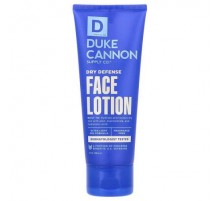 Duke Cannon Supply Co., Dry Defense Face Lotion, Fragrance Free, 3 fl oz (88 ml)