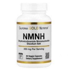 California Gold Nutrition, NMNH, 250 mg, 60 Veggie Capsules
