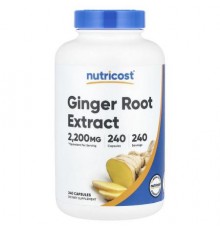 Nutricost, Ginger Root Extract , 2,200 mg, 240 Capsules
