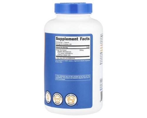 Nutricost, Ginger Root Extract , 2,200 mg, 240 Capsules Nutricost, Ginger Root Extract , 2,200 mg, 240 Capsules