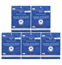 Rael, Miracle Clear, Retinol Chin Beauty Mask, Barrier Cream, 10 Piece Kit