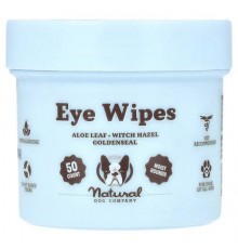 Natural Dog Company, Eye Wipes , 50 Count