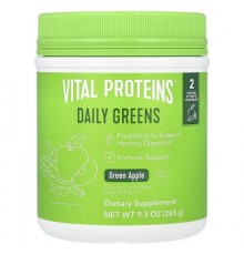 Vital Proteins, Daily Greens, Green Apple, 9.3 oz (265 g)