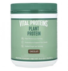 Vital Proteins, Plant Protein, Chocolate, 16.5 oz (467 g)