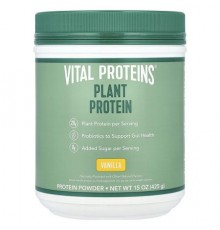 Vital Proteins, Plant Protein, Vanilla, 15 oz (425 g)