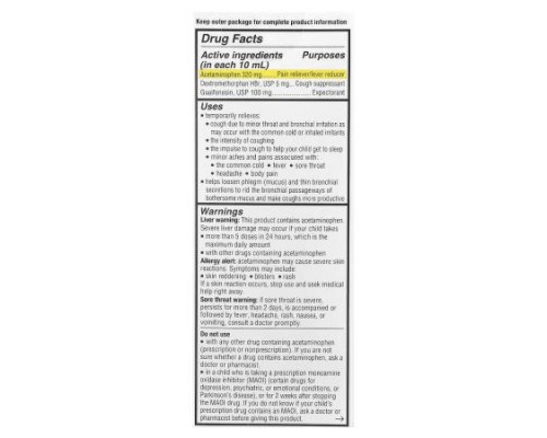 Genexa, Kids' Multi-Symptom Cold & Flu, Ages 4+, Organic Blueberry, 4 fl oz (118 ml)