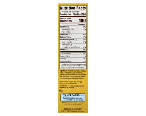 Catalina Crunch, Sandwich Cookies, Vanilla Creme, 14 Cookies, 5.92 oz (168 g) Catalina Crunch, Sandwich Cookies, Vanilla Creme, 14 Cookies, 5.92 oz (168 g)