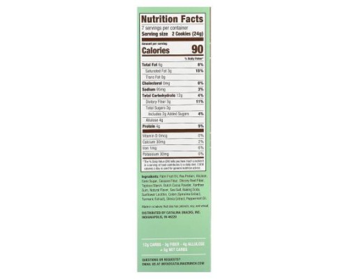 Catalina Crunch, Sandwich Cookies, Chocolate Mint, 14 Cookies, 5.9 oz (168 g) Catalina Crunch, Sandwich Cookies, Chocolate Mint, 14 Cookies, 5.9 oz (168 g)