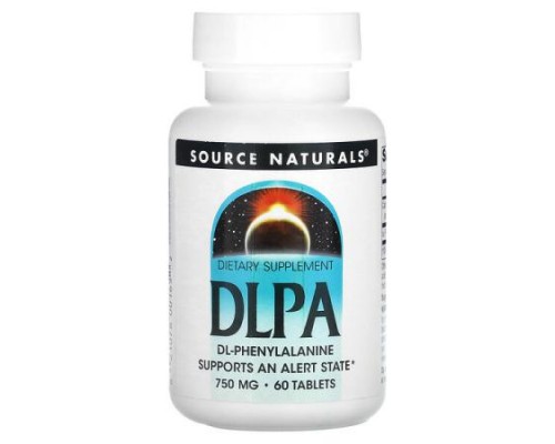 Source Naturals, DLPA, 60 Tablets Source Naturals, DLPA, 60 Tablets