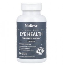NuBest, Eye Health With AREDS2 Nutrients, 60 Vegetarian Capsules