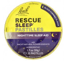 Bach, Rescue Sleep® Pastilles, Black Currant, 35 Pastilles, 1.7 oz (50 g)
