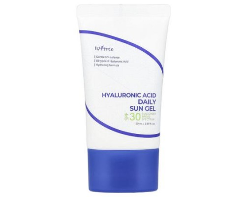 ISNtree, Hyaluronic Acid Daily Sun Gel, SPF 30, 1.69 fl oz (50 ml) ISNtree, Hyaluronic Acid Daily Sun Gel, SPF 30, 1.69 fl oz (50 ml)