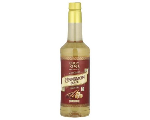 ChocZero, Premium Syrup, Cinnamon Dolce, Sugar Free, 25.4 fl oz (750 ml) ChocZero, Premium Syrup, Cinnamon Dolce, Sugar Free, 25.4 fl oz (750 ml)