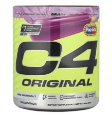 C4 / Cellucor, C4® Original, Pre-Workout, Grape Popsicle®, 8.7 oz (246 g)