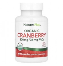 NaturesPlus, Organic Cranberry, 60 Capsules (250 mg per Capsule)