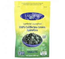 Earthrise, 100% California Grown Spirulina, 500 mg, 180 Tablets