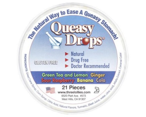 Preggie, Queasy Drops®, Assorted, 21 Pieces