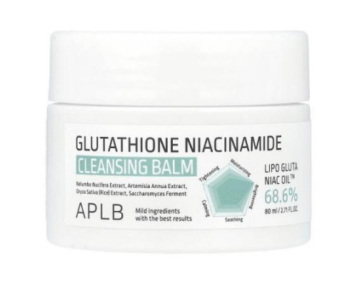 APLB, Glutathione Niacinamide, Cleansing Balm, 2.71 fl oz (80 ml) APLB, Glutathione Niacinamide, Cleansing Balm, 2.71 fl oz (80 ml)