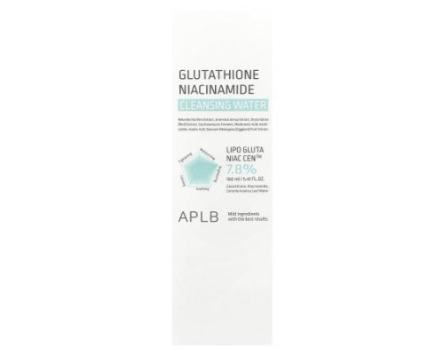 APLB, Glutathione Niacinamide, Cleansing Water, 5.41 fl oz (160 ml) APLB, Glutathione Niacinamide, Cleansing Water, 5.41 fl oz (160 ml)