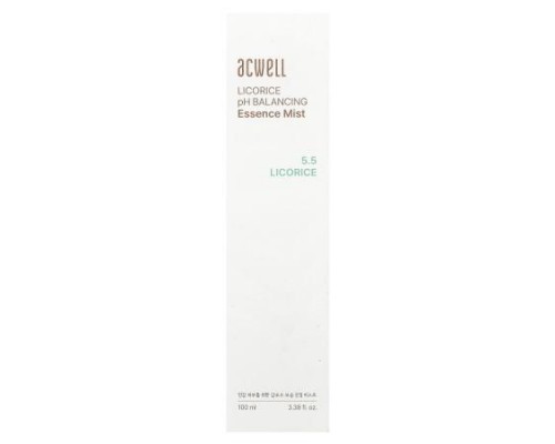 Acwell, Licorice pH Balancing Essence Mist , 3.38 fl oz (100 ml) Acwell, Licorice pH Balancing Essence Mist , 3.38 fl oz (100 ml)