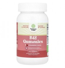 Nature's Craft, B12 Gummies, Strawberry, 60 Gummies