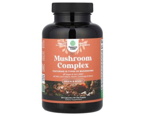 Nature's Craft, Mushroom Complex, 120 Capsules