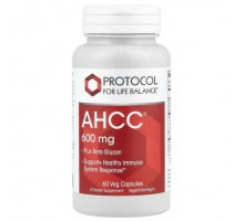 Protocol for Life Balance, AHCC® Plus Beta-Glucan, 60 Veg Capsules