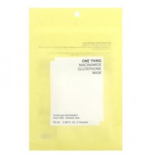 One Thing, Niacinamide Glutathione Beauty Mask, 7 Sheets, 3.88 fl oz (115 ml)
