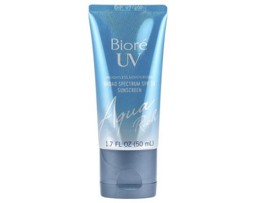 Biore, UV Aqua Rich, Weightless Moisturizer, SPF 30, 1.7 fl oz (50 ml)